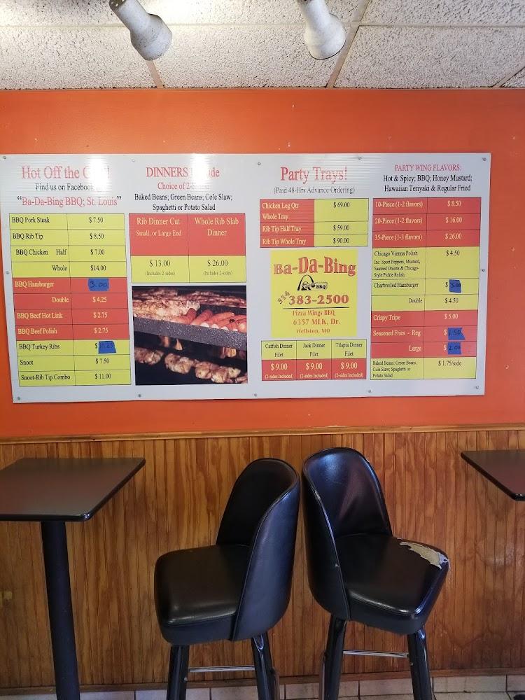Bada Bing Pizza & Wings Rib Tip Half Tray